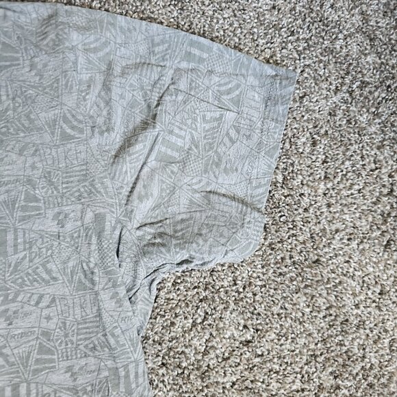 Moto GP Size 2XL Gray Short Sleeve Embroidered AOP Motorcycle Racing Shirt - Picture 5 of 9